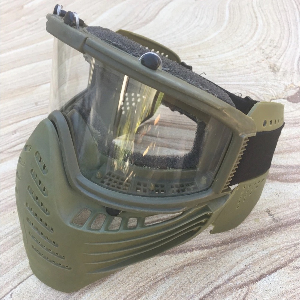 Olive Green Tactical Paintball Airsoft Mask BRAND NEW